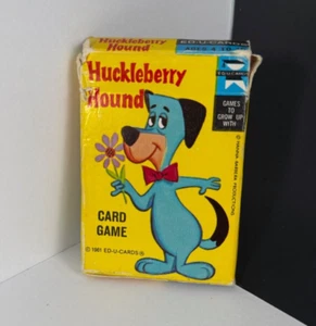 Vintage 1967 Huckleberry Hound Card Game by Ed-U-Cards Hanna-Barbera Complete - Picture 1 of 4
