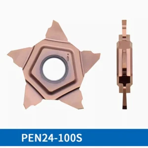 2 piezas PEN24-100S PENTA 24 Carburo Estrella Ranuradora Inserto - Imagen 1 de 1