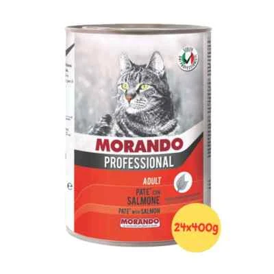Morando Umido Gatto Professional Adult Patè Salmone 24x400g Umido gatti Offerta - Immagine 1 di 3