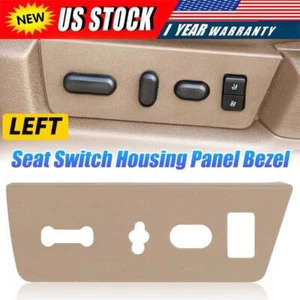 Left Driver Seat Housing Switch Trim Bezel Panel For 2009-2014 Ford F-150 2010 - Foto 1 di 14