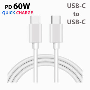 USB C to USB C PD 60W Fast Charging Data Cable TYPE C for iPad Pro MacBook Pro