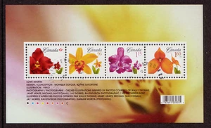 CANADA 2007 FLOWERS MINIATURE SHEET FINE USED - Picture 1 of 1