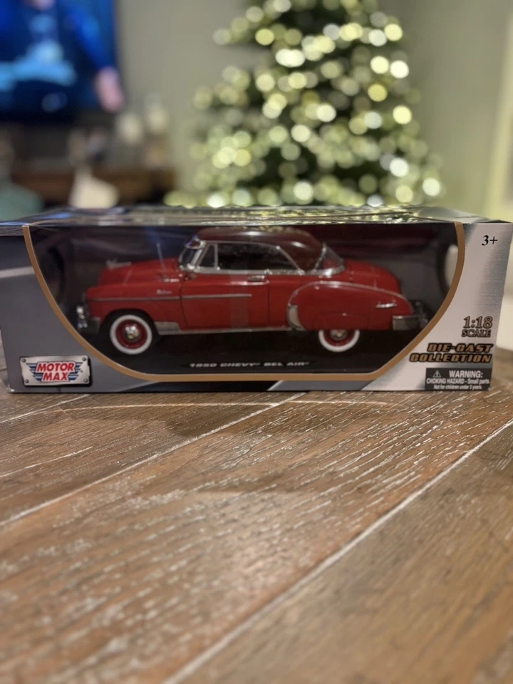 Motor Max 1950 Chevy Bel-Air | Red 1:18 | Free Shipping!! - Image 1 of 1