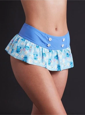 Pantalones de natación grandes Hot Topic Disney Lilo & Stitch patitos con falda Foto 1 de 4