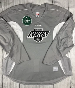 VGC! CCM Ontario Reign AHL Jersey All Embroidered/Stitched Gray Sz 58 - Picture 1 of 11