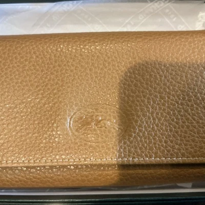 Longchamp Tan Pebbled Leather Wallet - Image 1 of 4