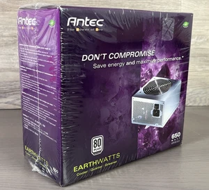 New Sealed Antec Earthwatts EA650 650watt 80 Plus Power Supply - Picture 1 of 13