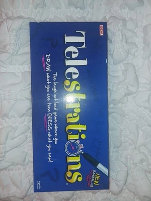 "TELESTRATIONS" The Drawing And Guessing Game by Ideal 2016 (8+) ~ Complete - Image 1 of 3