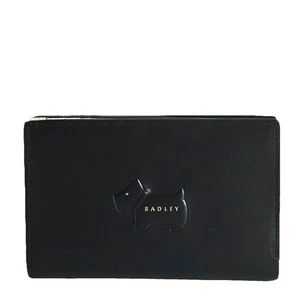 RADLEY Puffy Radley - Protect Black Leather Medium Bifold Purse - New - UVP 79£ - Bild 1 von 5