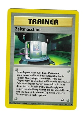 Pokemon Karte Zeitmaschine 90/111 DE Rare Neo Genesis Vintage 2001 NM - Bild 1 von 2