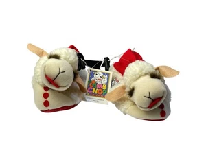 Vintage 1993 Lamb Chop Friends Shari Lewis Kids Slippers Size Large 9-10 NEW - Picture 1 of 6