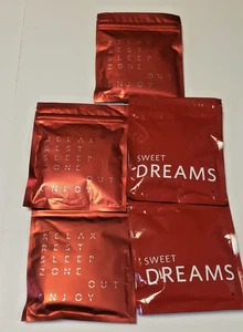 5 Pacs Delta Airlines Flight Amenity Kit Eye Mask/Shade & Earplugs 2 Pc NEW-Red - Picture 1 of 4