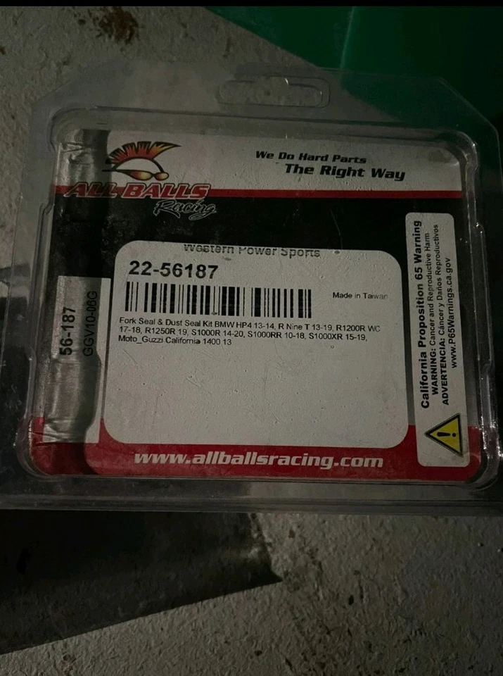 Kit de limpiaparabrisas con sello de horquilla Honda CRF450R 13-14 KX450F 2013-16 22-56167 NUEVO WM13I Foto 1 de 1