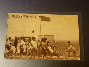 Mexico Federal Artillery In Action Mexican War Series #2 DB Postcard 1916 - Picture 1 of 2