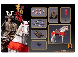 INSTOCK D12TOYS DA001 1/12 Japanese Taishogun Samurai & Horse Action Figure 1/12 - Picture 1 of 11