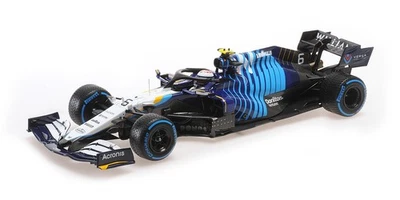 1:18 MINICHAMPS Williams Fw43B Nicholas Latifi Belgian F1 Gp 2021 117211306 Mode - Image 1 of 2