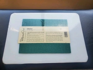 Pampered Chef Cutting Board 9"x13" White includes Grip mat NEW in PKG - Picture 1 of 3