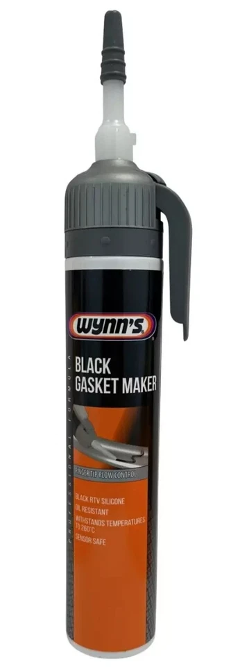 Wynns Black Instant Gasket Maker RTV Silicone Sealant High Temperature 260°C - Image 1 of 1