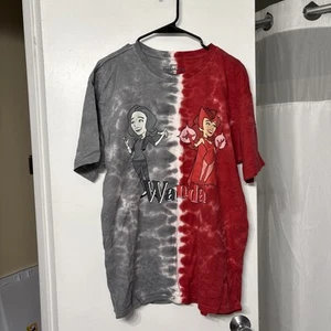 Marvel Wanda Split-Dye Erwachsene Unisex Paar T-Shirt Größe L Box Mittagessen exklusiv - Bild 1 von 6