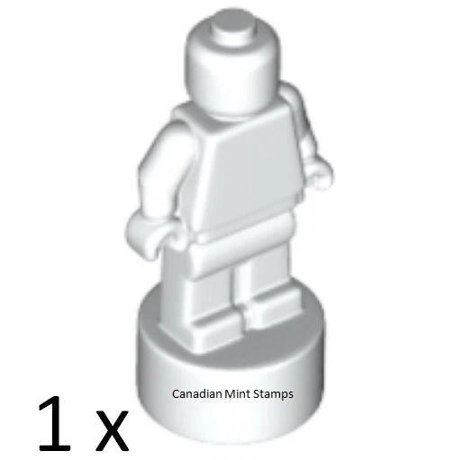 New Lego 1x White Minifigure, Utensil Statuette / Trophy 90398 53017 - Image 1 of 1