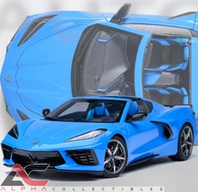 AUTOART 71281 1:18 CHEVROLET CORVETTE C8 STINGRAY Z51 (RAPID BLUE) - Image 1 of 4