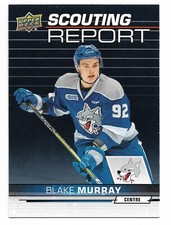 2018-19 Upper Deck CHL Hockey Scouting Report #SR-14 Blake Murray
