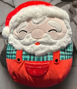 Squishmallows Christmas Nick the Workshop Santa 12 Inches Soft Plush New - Picture 1 of 7