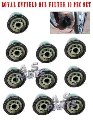 10 x filtre à huile compatible avec Royal Enfield Interceptor 650 & Continent... - Photo 1/4