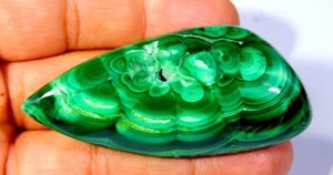 307 Ct Huge Natural MALACHITE Polish Rough TUMBLE Untreated Gemstone DMF-93 - Picture 1 of 7