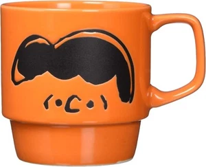 "PEANUTS" Lucy Stack Becher Snoopy Muster 340 ml orange Keramik SN44-11 - Bild 1 von 2