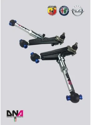 Brazos de control ajustables delanteros DNA Racing para Alfa Mito, Fiat Grande Punto Abarth Foto 1 de 2