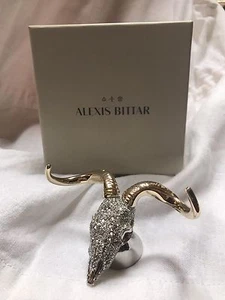 NEW IN BOX ALEXIS BITTAR Ram Head Ring Holder Paperweight, $299, NOW IN STORES! - Picture 1 of 12