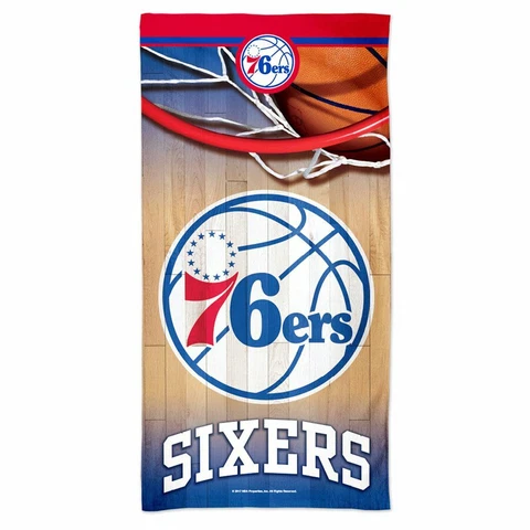 PHILADELPHIA 76ERS 30"X60" SPECTRA BEACH TOWEL BRAND NEW WINCRAFT 👀🏀 Cover
