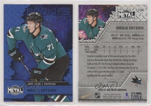2020 Skybox Metal Universe Rookies Blue Spectrum Nikolai Knyzhov #134 Rookie RC