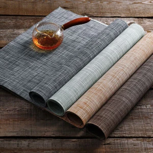 Woven Pvc Table Placemats Set Of Indoor Outdoor Table Woven Party Decor Washable - Picture 1 of 30