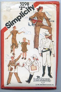 DISFRAZ HALLOWEEN SIMPLICIDAD 5298 ADULTO SM TALLA 34 LONE RANGER TONTO SILVER SCOUT  - Imagen 1 de 2