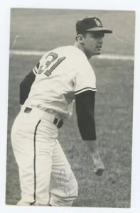 Autographed Bailey Postcard of Angels Dean Chance - Picture 1 of 1