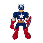 Marvel Playskool Super Hero Adventures Captain America Action Figure Toy 5"