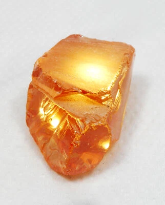 Orange Cambodia Cubic Zircon Rough Loose Gemstone 182.05 Ct - Image 1 of 4