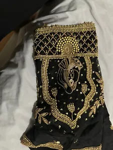 Women readymade Saree Blouses Crop Top Indian Bollywood Sari georgette Choli top - Picture 1 of 4