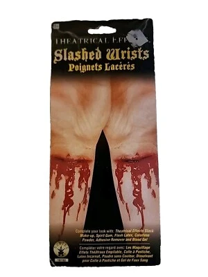 Rubie's MUÑECAS CORTADAS Efectos Teatrales Látex Herida Cicatriz Prótesis Piel  Foto 1 de 4