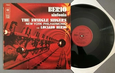X906 Berio Symphony The Swingle Singers Berio CBS S 34-61079 Foto 1 de 3