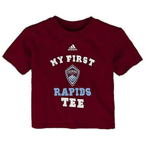 MLS Colorado Rapids Boys My First Short Sleeve Tee, 12 Months, Burgundy Cover