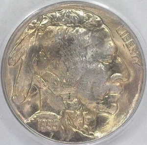 1935 S Buffalo Nickel Coin Certified PCGS MS65 Sharp Strike Tough Date #9328936 - Picture 1 of 4