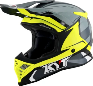 Casco Helmet Enduro Cross KYT SKYHAWK Glowing Antracita Amarillo Fluo TG XL - Imagen 1 de 1