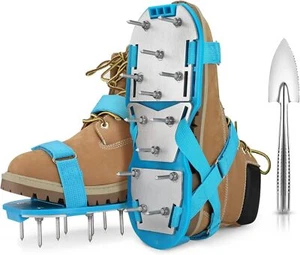 Lawn Aerator Shoes - Fully Assembled Soil Aeration Shoe Pair - Yard Aerator Tool - Picture 1 of 6