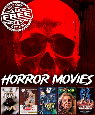 *BUY ONE GET ONE FREE* Horror Movies DVD Rare Titles Scary *FREE SHIPPING* - Image 1 of 2