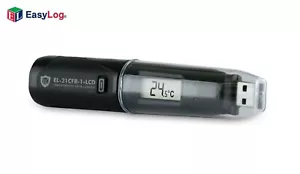 Registrador de datos de temperatura USB Lascar EL-21CFR-1-LCD Lascar 21CFR con pantalla LCD - Imagen 1 de 4