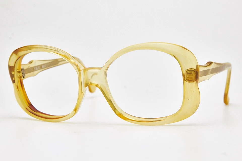 1970s vintage UNIQUE/RARE ROBERT MOREL PARIS butterfly chunky eyeglasses NELLY - Image 1 of 4