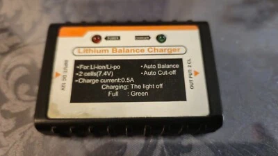 RC 7,4V Akku Balance Ladegerät 2 Ausgänge Überlade-& Kurzschlussschutz, Netzteil - Bild 1 von 3